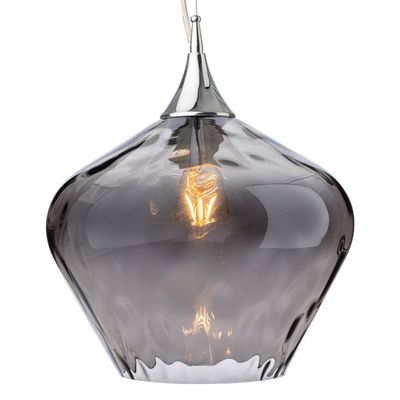 Firstlight Titan 30cm Pendant Light Smoked in Chrome