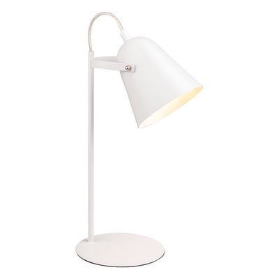 Firstlight Bella Desk Lamp with On/Off Switch in White