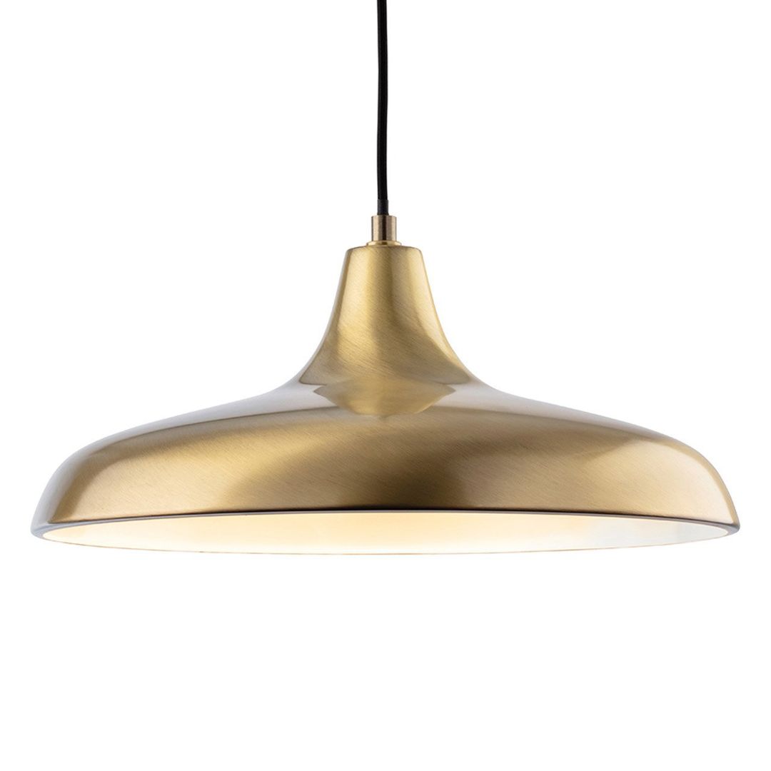 Firstlight Curtis 40cm Pendant Light in Antique Brass - Image 1