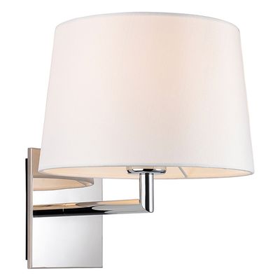 Firstlight Grand Wall Light in Cream and Chrome