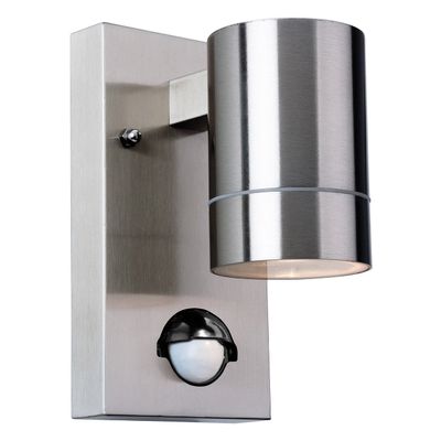 Firstlight Colt Outdoor Wall Downlight PIR Sensor in Stainless Steel
