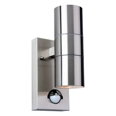 Firstlight Colt Up and Down Outdoor Wall Up and Down Light PIR Sensor in Stainless Steel