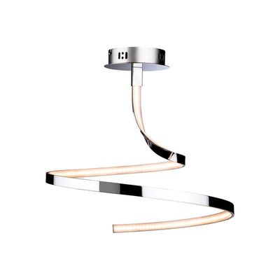 Firstlight LED Wave Pendant Light Warm White 3000K in Chrome