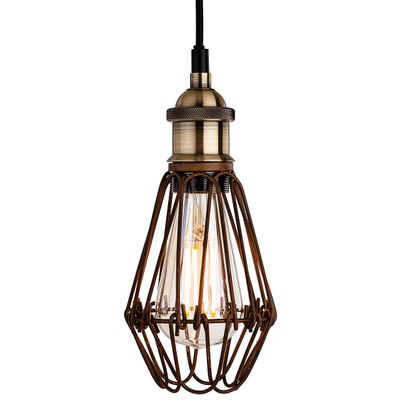 Firstlight Arcade 11cm Pendant Light in Rustic Brown