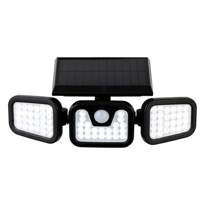 Firstlight LED Avenue Solar Outdoor Security Light PIR Sensor Daylight 6000K in Black