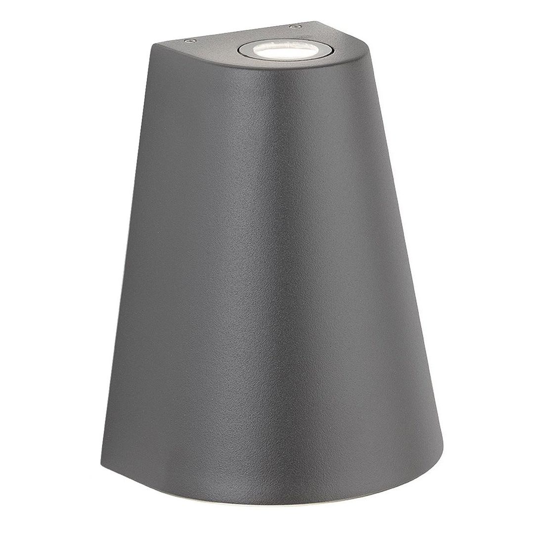 Firstlight LED Diablo 2-Light Outdoor Wall Up and Down Light Cool White 4000K in Graphite - Image 1