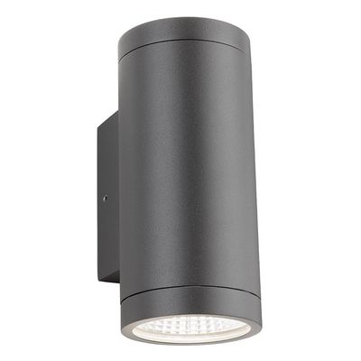 Firstlight LED Daytona Outdoor Wall Up and Down Light Cool White 4000K in Graphite