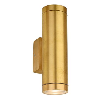 Firstlight Nautic Outdoor Wall Up and Down Light in Brass