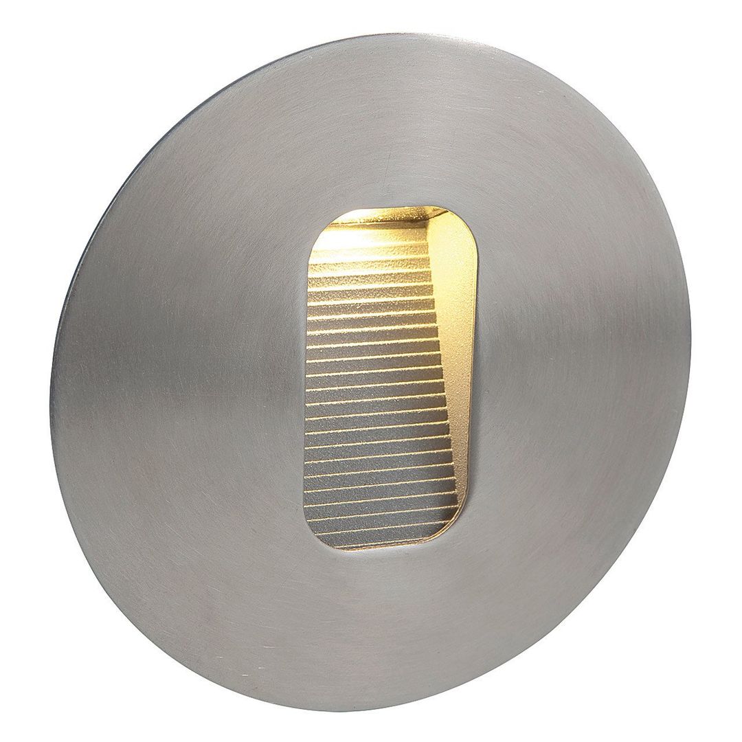 Firstlight LED Round Outdoor Wall Wall and Step Light Warm White 3000K in Stainless Steel - Image 1