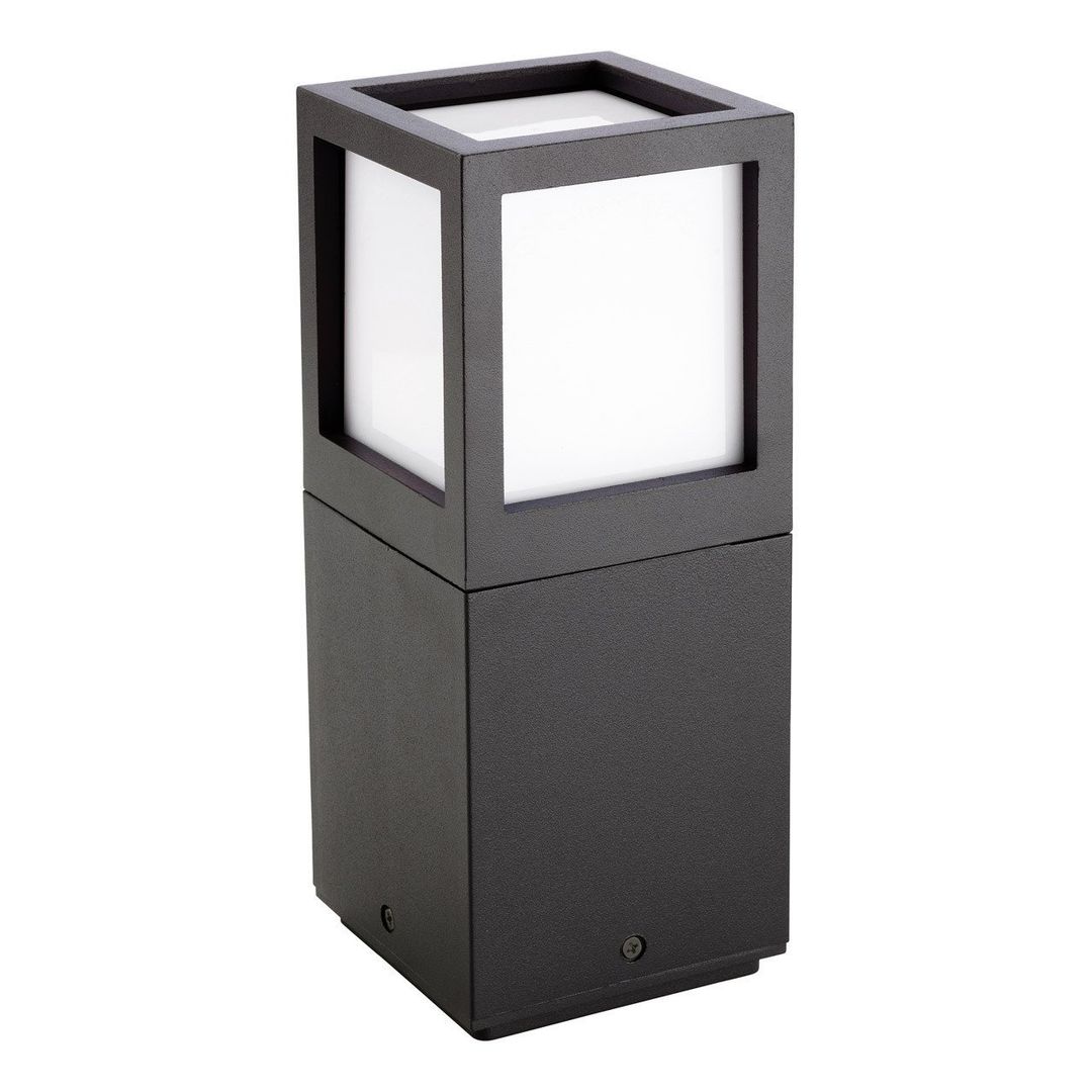 Firstlight LED Evo 265mm Outdoor Post Light Warm White 3000K Opal in Graphite - Image 1