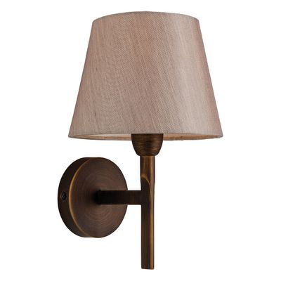 Firstlight Transition Wall Wall Light in Oyster and Bronze
