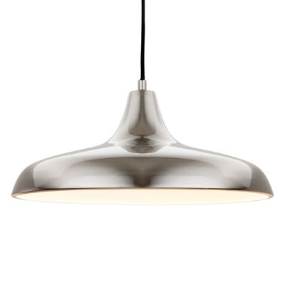 Firstlight Curtis 40cm Pendant Light in Brushed Steel
