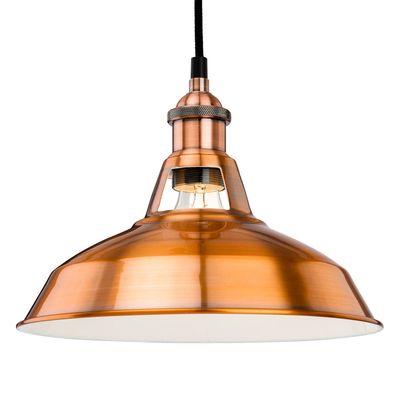 Firstlight Albany 38.5cm Pendant Light in Brushed Copper