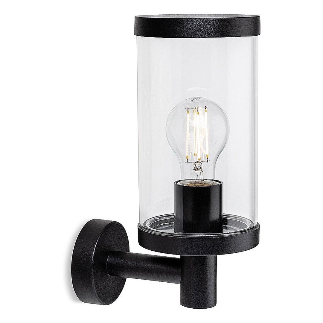 Firstlight Lucas Up Outdoor Wall Lantern in Black - Image 1