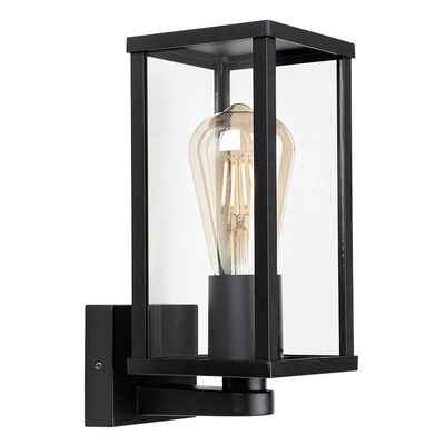 Firstlight Dakota Up Outdoor Wall Lantern in Black