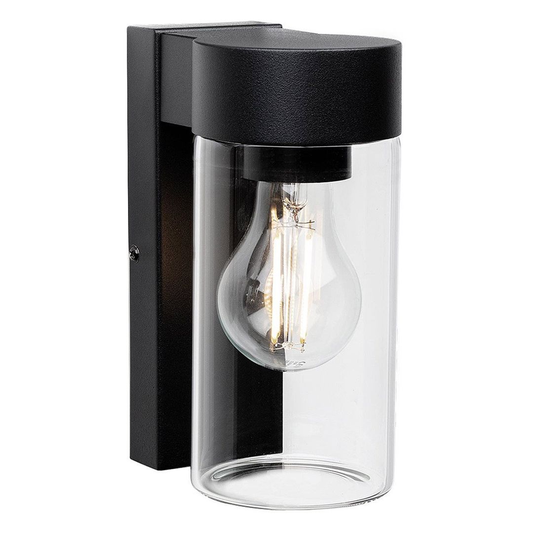 Firstlight Zara Outdoor Wall Lantern in Black - Image 1