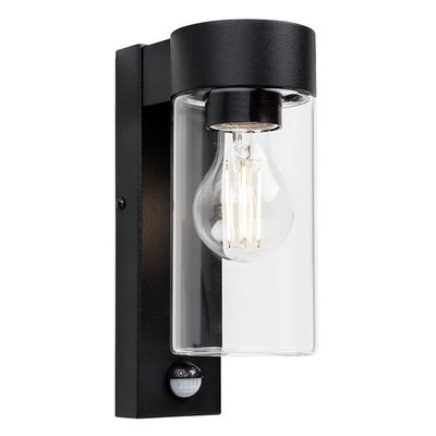 Firstlight Zara Outdoor Wall Lantern PIR Sensor in Black