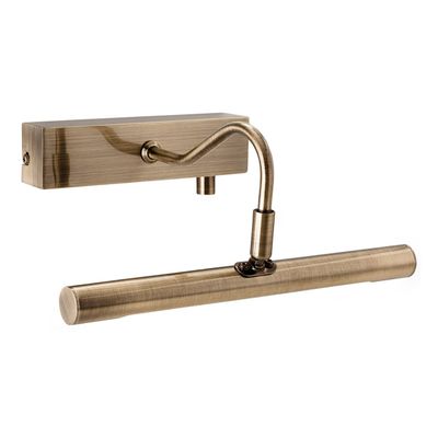 Firstlight LED 280mm Wall Picture/Mirror Light with Dimmer Control 3000K in Antique Brass