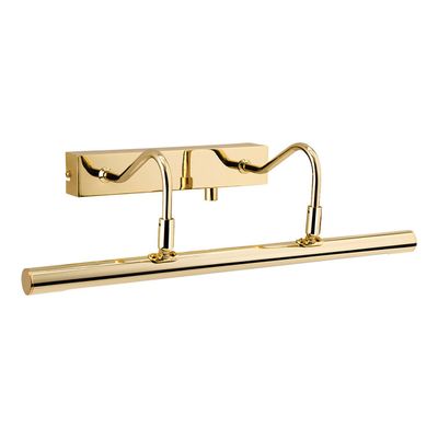 Firstlight LED 455mm Wall Picture/Mirror Light with Dimmer Control 3000K in Polished Brass