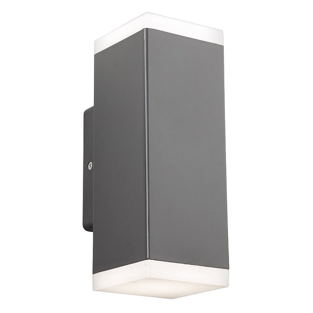 Firstlight Kuga Square LED Anti-Corrosion Outdoor Wall Up and Down Light 8W Cool White 4000K in Graphite - Image 1