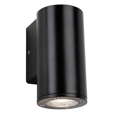 Firstlight Ranger Round Anti-Corrosion Outdoor Wall Downlight in Black