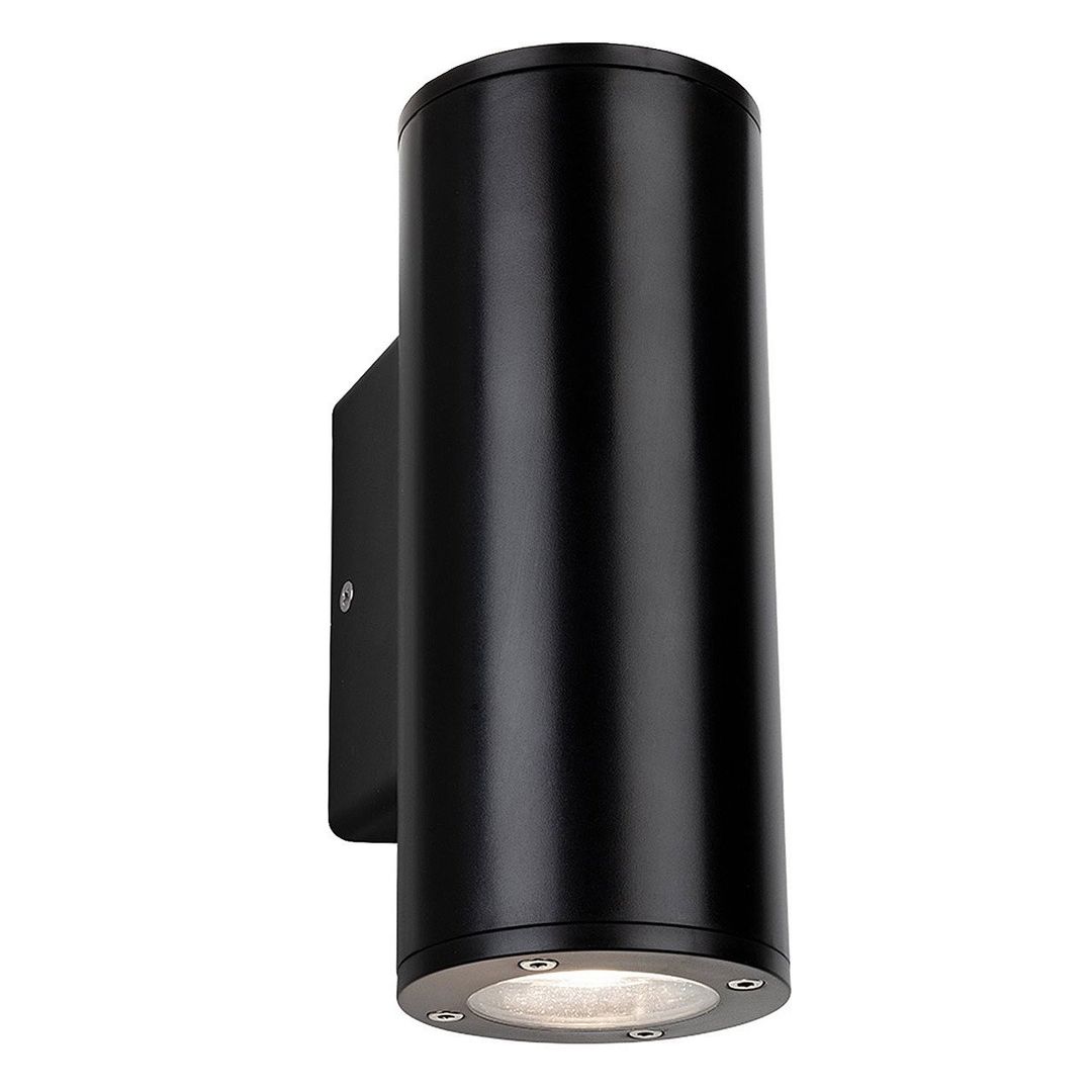 Firstlight Ranger Round Anti-Corrosion Outdoor Wall Up and Down Light in Black - Image 1