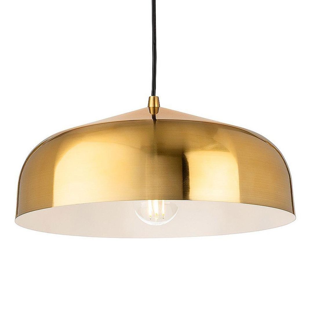 Firstlight Canelo Pendant Light in Brushed Brass - Image 1