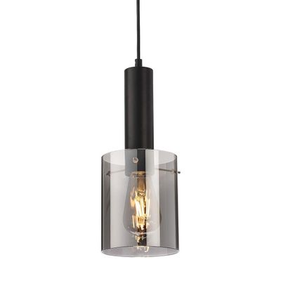 Firstlight Phase Pendant Light Smoked in Black