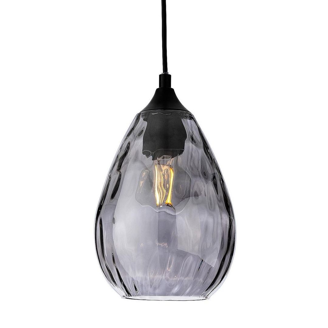 Firstlight Soho Pendant Light Smoked in Matte Black - Image 1