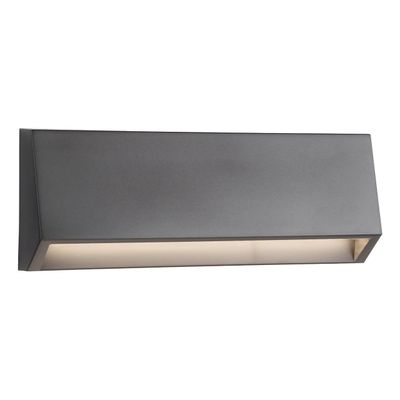 Firstlight LED Remo 220mm Outdoor Wall Wall and Step Light Resin Warm White 3000K in Graphite