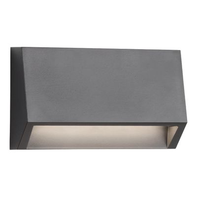 Firstlight LED Remo 100mm Outdoor Wall Wall and Step Light Resin Warm White 3000K in Graphite