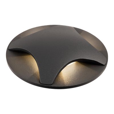 Firstlight LED Mini LED Driverover 4-Way Outdoor Ground Light Warm White 3000K in Graphite