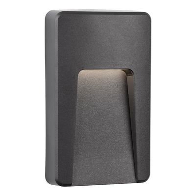 Firstlight LED Golf Outdoor Wall Wall and Step Light Resin Cool White 4000K in Graphite