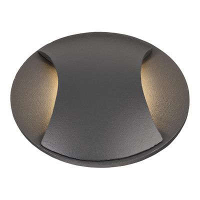 Firstlight LED Mini LED Driverover 2-Way Outdoor Ground Light Warm White 3000K in Graphite