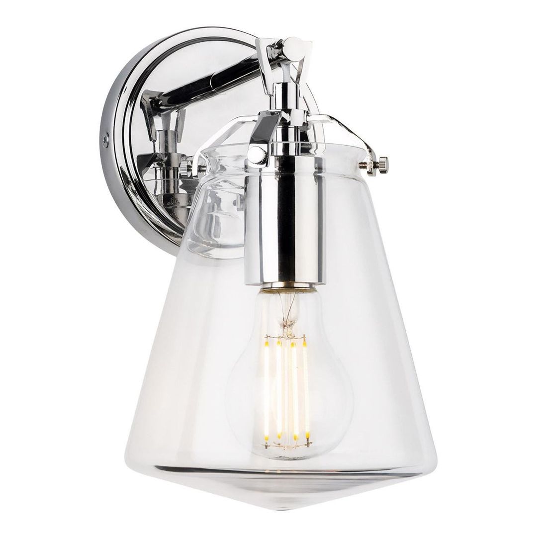 Firstlight Milos Wall Wall Light Clear in Chrome - Image 1