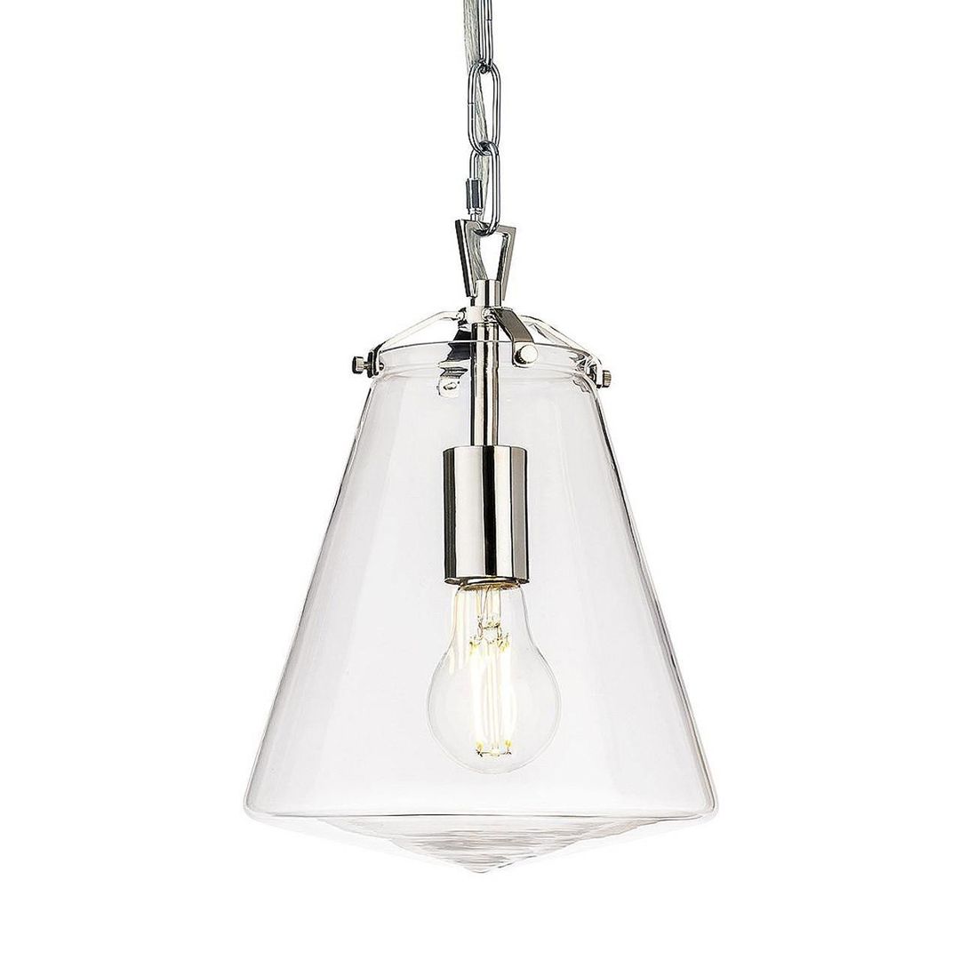 Firstlight Milos Pendant Light Clear in Chrome - Image 1