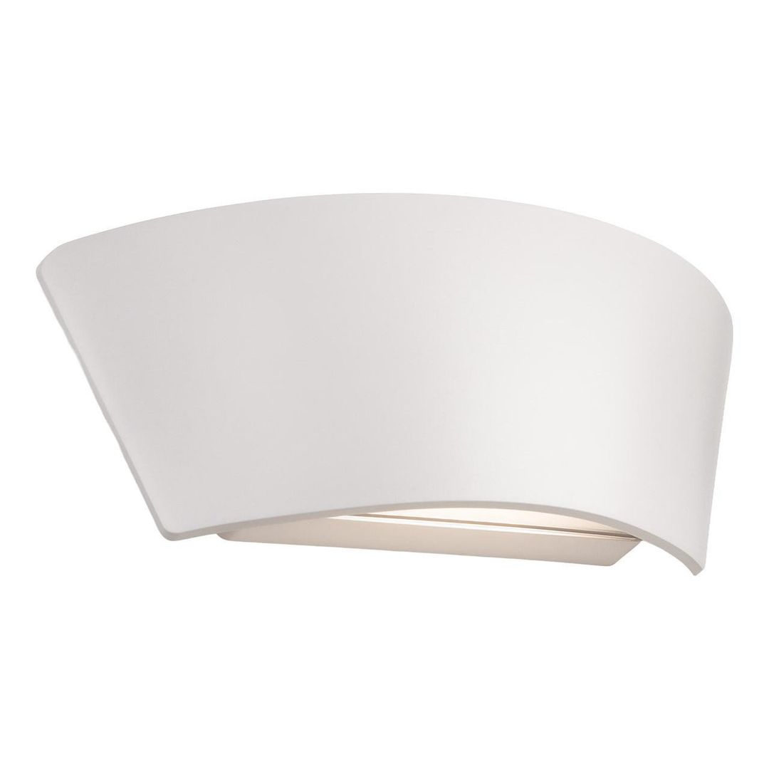 Firstlight LED Ibiza Outdoor Wall Up and Down Light Resin Warm White 3000K in White - Image 1