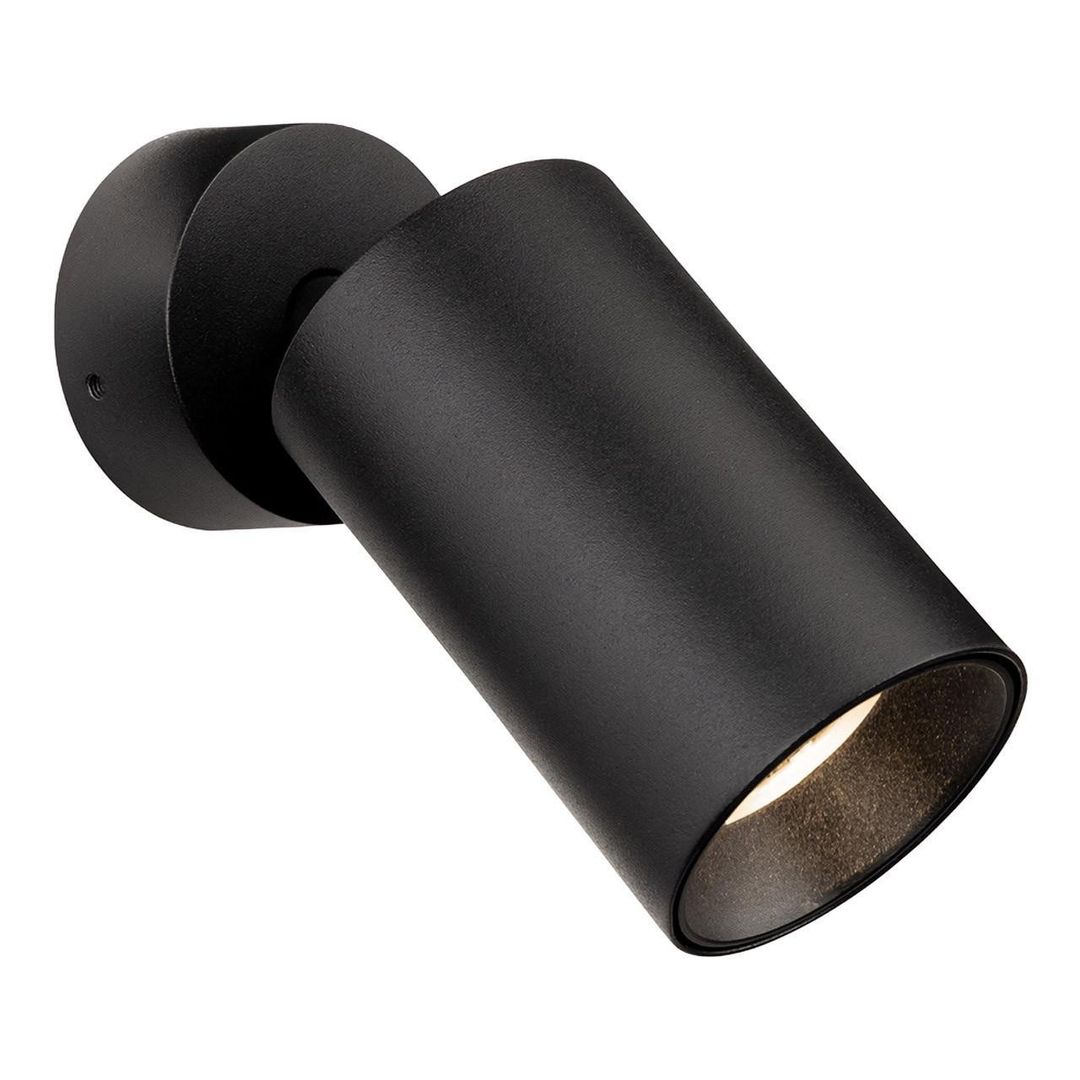 Firstlight Max Adjustable Wall Wall Spotlight in Black - Image 1