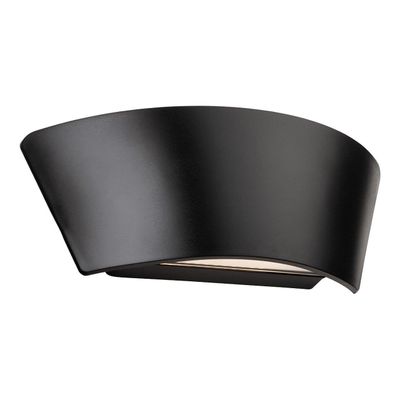Firstlight LED Ibiza Outdoor Wall Up and Down Light Resin Warm White 3000K in Black