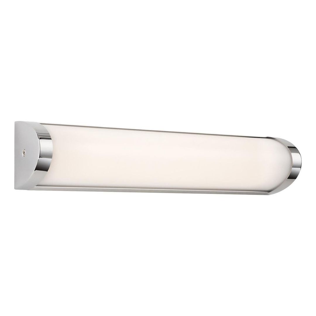 Firstlight LED Kobe 350mm Wall Wall Light Warm White 3000K Opal in Chrome - Image 1
