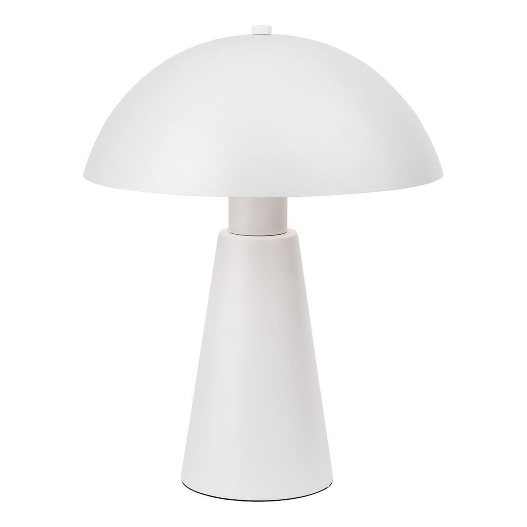 Firstlight Crown Table Lamp with On/Off Switch in White - Image 1