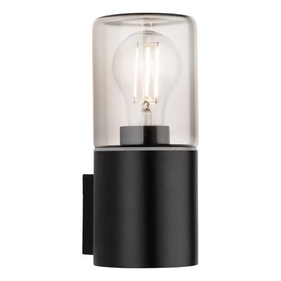 Firstlight Manor Outdoor Wall Lantern Smoked in Black