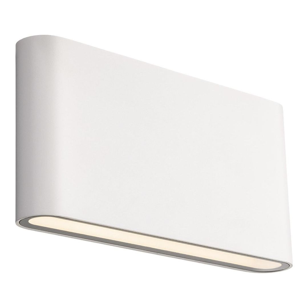 Firstlight LED Algarve Outdoor Wall Up and Down Light 3000K and 4000K and 5000K in White - Image 1