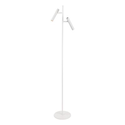 Firstlight LED Aspen 2-Light Floor Lamp Dimmable Warm White 2700K in White