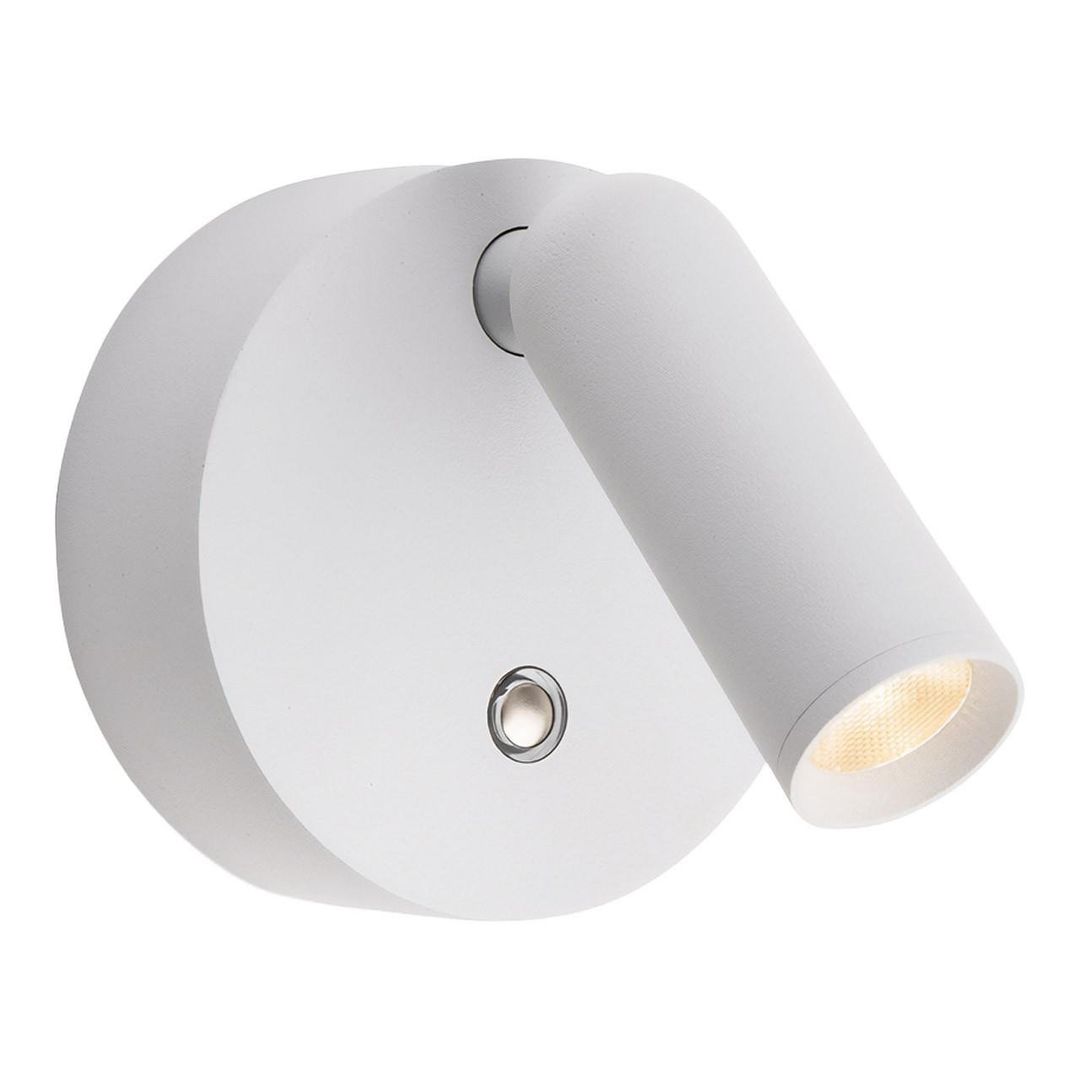 Firstlight LED Rechargeable Wall Wall Spotlight Dimmable Warm White 3000K in White - Image 1