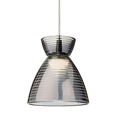 Firstlight LED Royale Pendant Light Warm White 3000K Smoked in Chrome