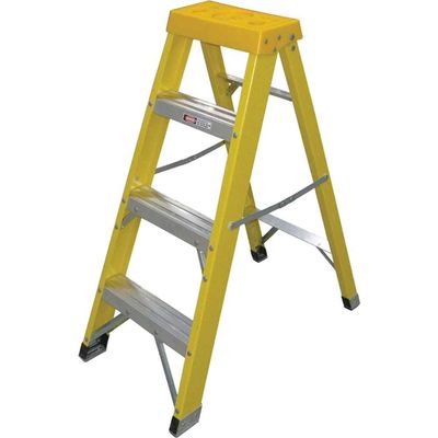 Zarges 300514 Fibreglass Swingback Steps Open 1.05M Closed 1.18M 4 Rungs