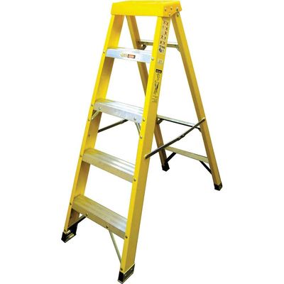 Zarges 300515 Fibreglass Swingback Steps Open 1.33M Closed 1.47M 5 Rungs