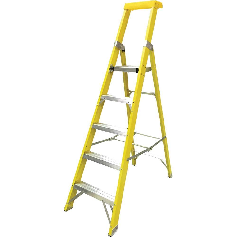 Zarges 300805 Grp Platform Steps Platform Height 1.18M 5 Rungs - Image 1