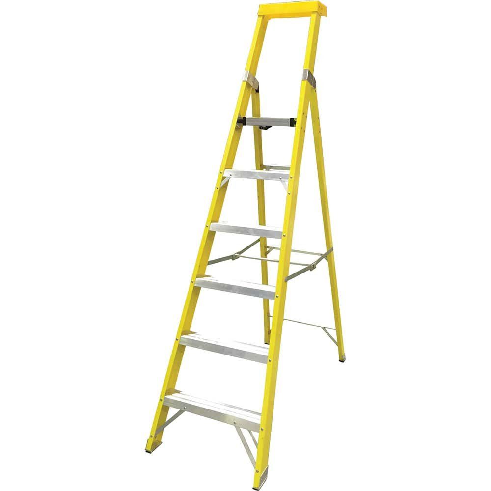Zarges 300806 Grp Platform Steps Platform Height 1.41M 6 Rungs - Image 1